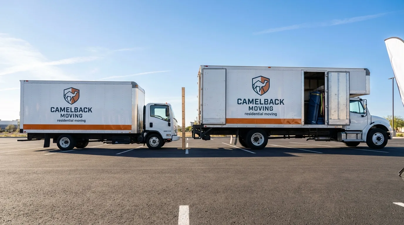 Moving truck size capacity guide in New Hope